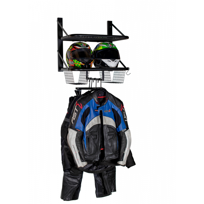 Wall-Mounted Double Sports Rack