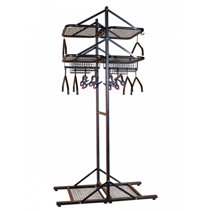 Floor Standing Double Sports Rack