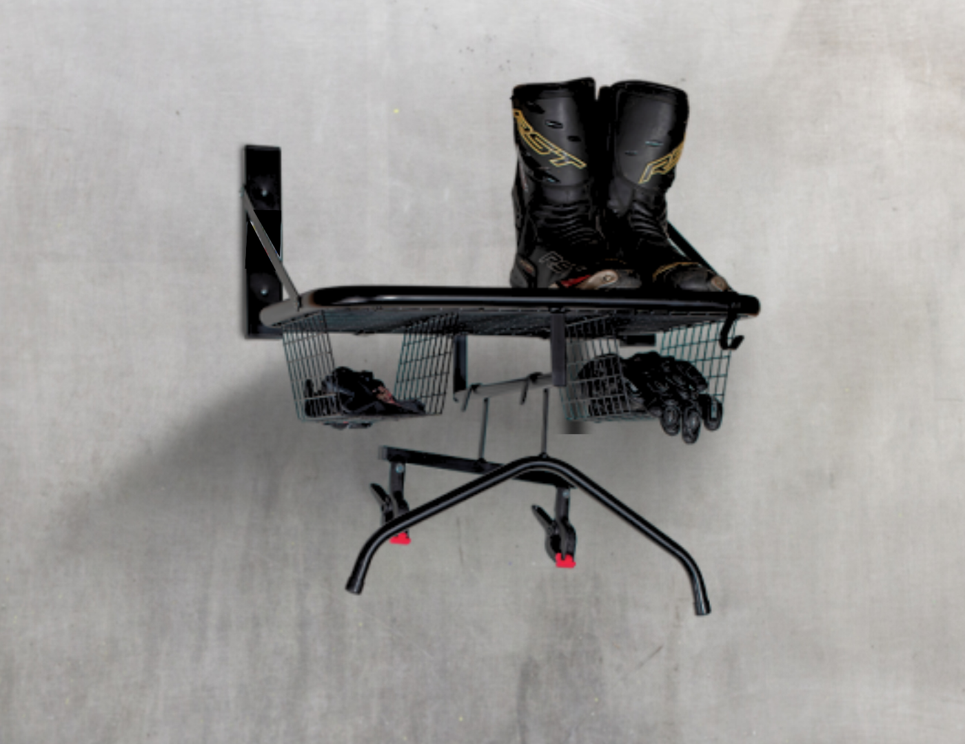 Wall-Mounted Single Sports Rack