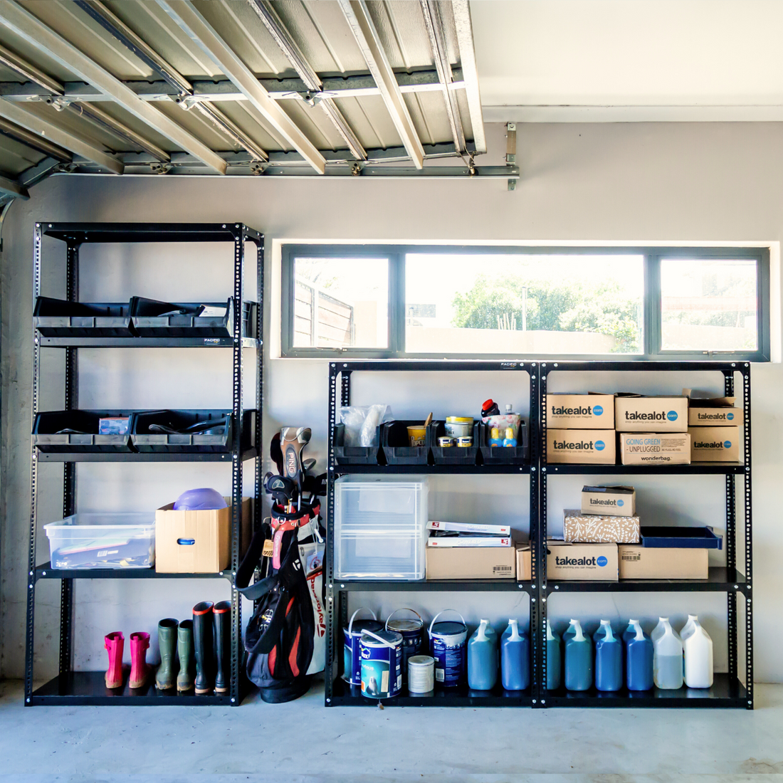 Black Bolted Shelving Unit – Pacific Shelving & Storage