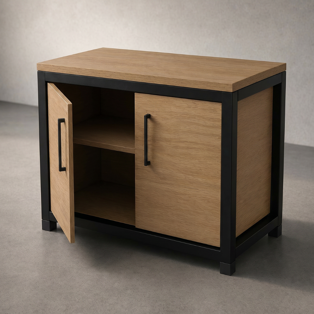 PS Grid System: Double Door Bench