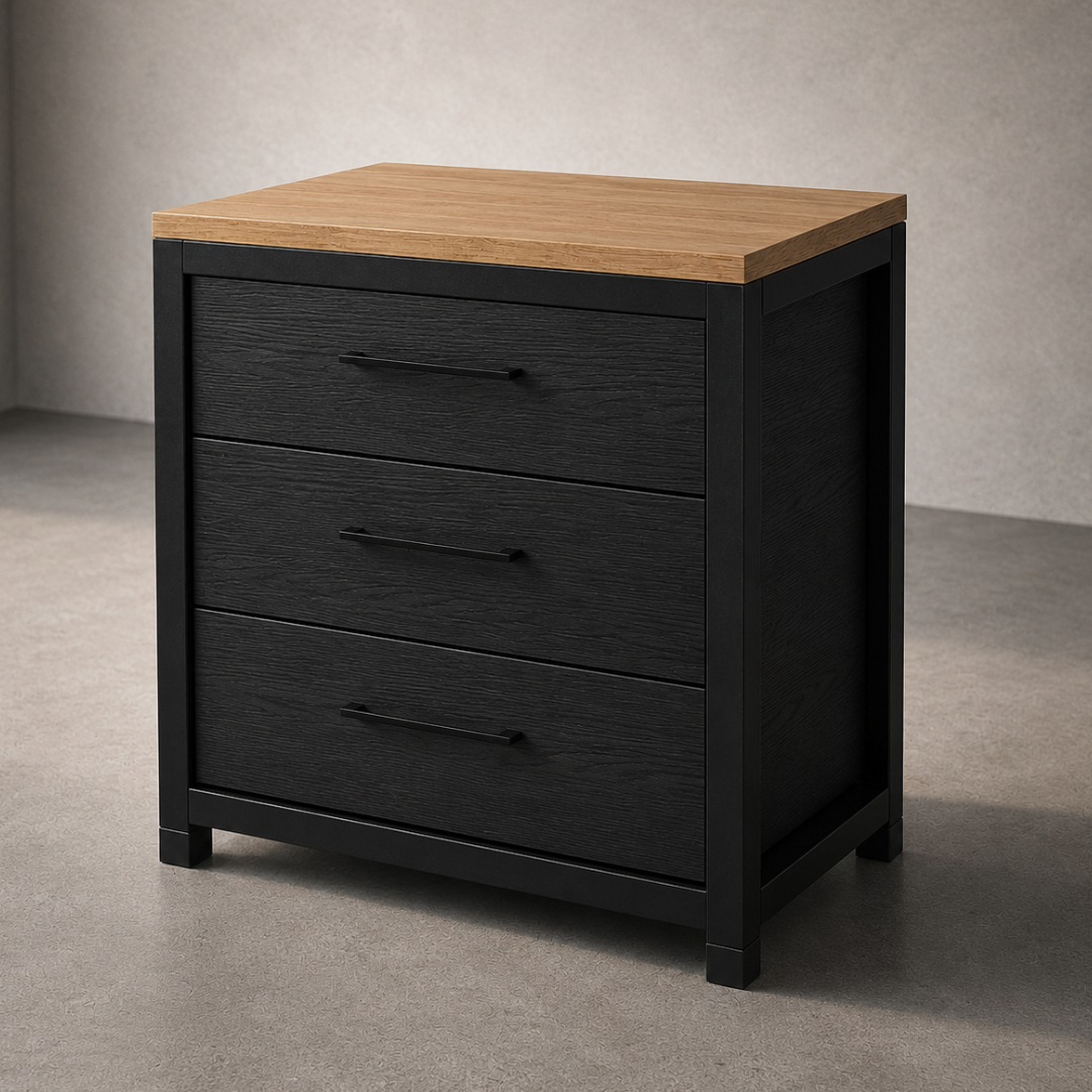 PS Grid System: 3 Drawer Bench