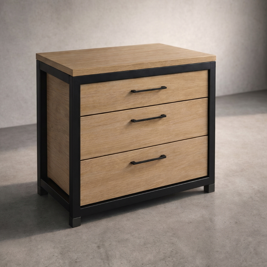 PS Grid System: 3 Drawer Bench